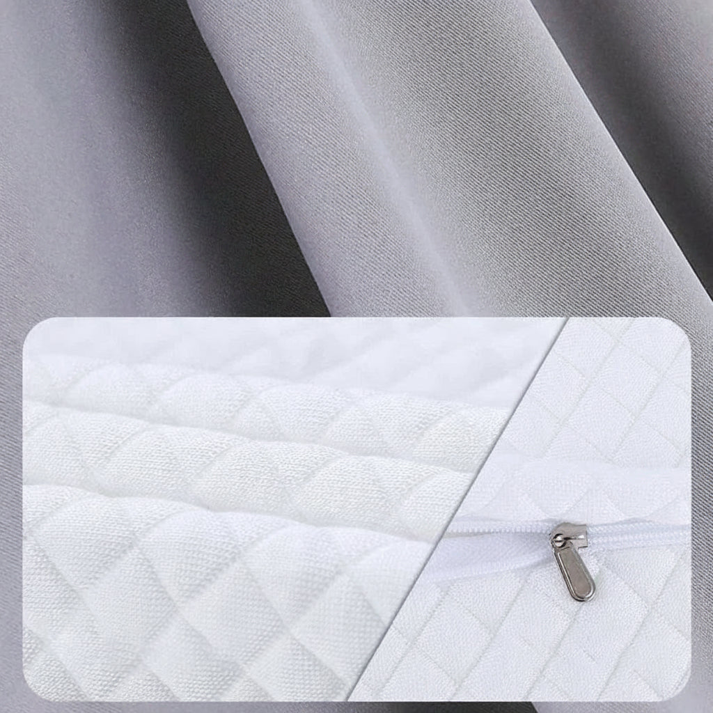 100% Polyester Memory Foam Cervical Pillow 60 Thread Count Oeko-Tex Certified 62X41X12Cm