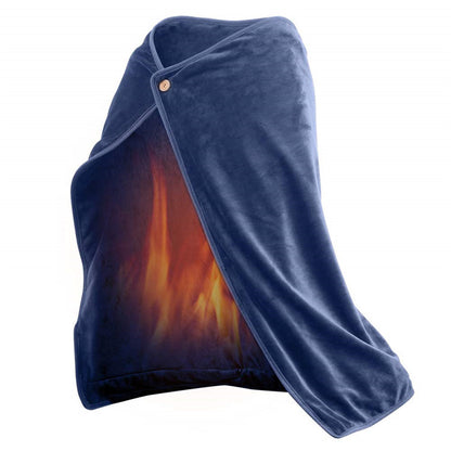 Winter USB Heating Shawl Pad Warm Blanket
