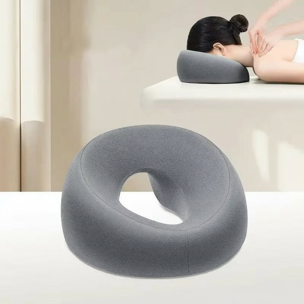 Face down Pillow Desk Nap Pillow Prone Resting Comfort Memory Foam Ergonomics Home Massage Headrest for Beauty Salon
